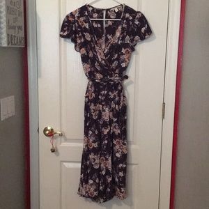 Indigo, flower jumpsuit